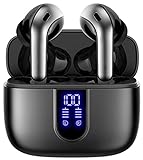 TAGRY Bluetooth Headphones True Wireless Earbuds 60H Playback LED Power Display Earphones with...