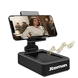 Cell Phone Stand with Wireless Bluetooth Speaker and Anti-Slip Base HD Surround Sound Perfect for...