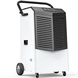 Moiswell 232 Pint Commercial Dehumidifier, Large Industrial Dehumidifier with Hose for Large Spaces...