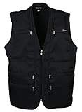 Beat the World Men's workwear vest jacket Multi-pocketed Gilet Safari Waistcoat 9 Pockets Size Small...