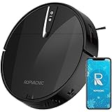 ROPVACNIC Robot Vacuum Cleaner with 3000Pa Cyclone Suction, APP/Voice/Remote Control, Automatic...