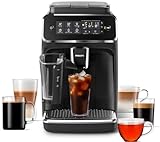 Philips 3200 Series Fully Automatic Espresso Machine - LatteGo Milk Frother & Iced Coffee, 5 Coffee...