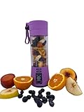 MODAIO Portable Mini Juicer Blender for Milk Shakes, Fruit Juice and Smoothies, Six 3D Blades Ice...