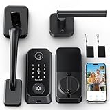 Smart Front Door Lock Sets: 2K HD Camera Lock with Doorbell Kits, Hornbill Fingerprint Keyless Entry...