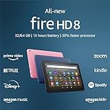 All-new Fire HD 8 tablet, 8” HD Display, 32 GB, 30% faster processor, designed for portable...
