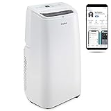 Ivation 8,500 BTU Portable Air Conditioner with Wi-Fi for Rooms Up to 250 Sq Ft (5,500 BTU SACC)...