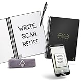 Rocketbook Core Reusable Smart Notebook | Innovative, Eco-Friendly, Digitally Connected Notebook...