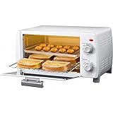 COMFEE' Toaster Oven Countertop, 4-Slice, Compact Size, Easy to Control with Timer-Bake-Broil-Toast...