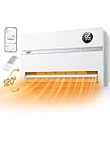 Dreo Smart Wall Heater, Electric Space Heater for Bedroom 1500W, 120° Vertical Oscillation,...
