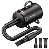 Pet Dryer, 5.2HP/3800W Pet Grooming Dryer with Adjustable Speed and Temperature Control Dog Blow...