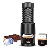 STARESSO (Upgrade) Portable Espresso Machine - Manual Espresso with Rich & Thick Crema, Mini Coffee...