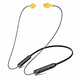 Bluetooth earplug headphones, Mipeace neckband wireless earbuds earplugs-29db noise reduction...