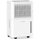 WANSID 2000 Sq.Ft Dehumidifiers with Auto Drain or Manual Drainage,Intelligent Humidity Control,...