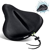 Bike Seat Cushion Cover BRGOOD Bike Seat Cover for Women Comfort Wide Soft Padded Fits Peloton...