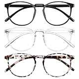 kunchu Blue Light Glasses for Woman & Men - Anti Eyestrain Blue Light Blocking Glasses Lightweight...