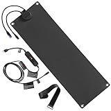 VEVOR Snow Melting Mat 10x30'' Non-Slip Electric Rubber Ice Pad with Power Cord & Graphene Heating...