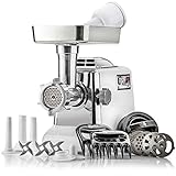 STX Megaforce 3000 Powerful Air Cooled 5-In-1 Heavy Duty Electric Meat Grinder • Sausage Stuffer...