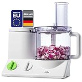 Braun FP3020 12 Cup Food Processor Ultra Quiet Powerful motor, includes 7 Attachment Blades +...