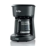 Mr. Coffee 2129512, 5-Cup Mini Brew Switch Coffee Maker, Black