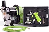 Grex GCK03 Tritium.TG Airbrush Combo Kit with Tritium.TG Airbrush, AC1810-A Compressor and...