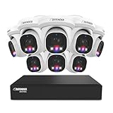 Defender AI Powered Sentinel Pro Turret 8CH NVR PoE Security Camera System, 8pc Metal Turret...
