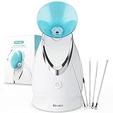 Facial Steamer for Deep Cleaning EZBASICS Ionic Face Steamer Professional for Sinuse Warm Steamer...