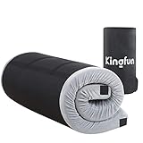 Kingfun 3 Inch CertiPUR-US Memory Foam Camping Mattress, Waterproof Roll up Sleeping Pad for Adults,...