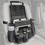 FifthQuarter Car Organizer Front Seat: Portable Large Capacity Passenger Car Seat Organizer With...