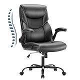 Sweetcrispy Computer Gaming Chair, Ergonomic Office Chair Heavy Duty Task Desk Chair with Flip-up...