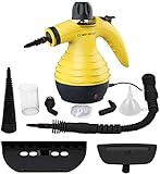 Comforday multi-purpose handheld pressurized steam cleaner with 9-piece accessories, perfect for...