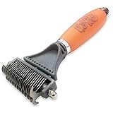 GoPets 2-Sided Dematting Comb - Professional Grooming Rake for Cats & Dogs, Long Hair Deshedding...