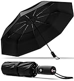 Repel Umbrella Windproof Travel Umbrella - Wind Resistant, Small - Compact, Light, Automatic, Strong...
