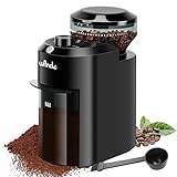 Wancle Electric Burr Coffee Grinder - Adjustable with 28 Precise Grind Settings for 12 Cups -...