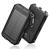 Feeke Solar-Charger-Power-Bank - 36800mAh Portable Charger,QC3.0 Fast Charger Dual USB Port Built-in...