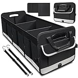 AOPHY Trunk Organizer for Car, Car Storage Organizer with Non-Slip Bottom Strips, 95L Large Capacity...