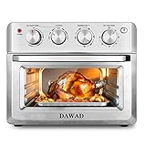 Toaster Oven Air Fryer Combo,DAWAD 19QT Countertop Convection Oven for Fries, Pizza, Chicken, Cake,...
