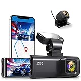REDTIGER F7N 4K Dual Dash Cam Built-in WiFi GPS Front 4K/2.5K and Rear 1080P Dual Dash Camera for...