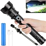 Lylting Rechargeable LED Flashlights High Lumens, 90000 Lumens Super Bright Zoomable Waterproof...