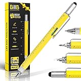 BIIB Stocking Stuffers Gifts for Men, 6 in 1 Multitool Pen, Unique Gifts for Dad, Cool Gadgets for...