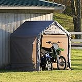 ShelterLogic 6' x 6' Shed-in-a-Box All Season Steel Metal Peak Roof Outdoor Storage Shed with...