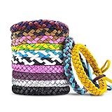 12 Pack Mosquito Repellent Bracelets, Individually Wrapped PU Leather Insect & Bug Repellent Wrist...