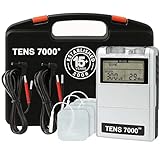 TENS 7000 Digital TENS Unit with Accessories - Muscle Stimulator Machine for Back Pain Relief,...