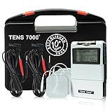 TENS 7000 Digital TENS Unit with Accessories - TENS Unit Muscle Stimulator for Back Pain Relief,...