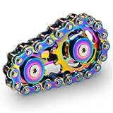 Metal Fidget Spinner Toys for Adults Figette Bike Chain Roller for Teens Cool Gadgets ADHD Anti...