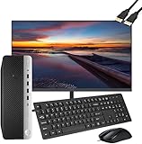 HP ProDesk 600 G3 SFF Desktop Computer with 21.5' FHD Monitor, Intel Quad Core i5-6500, 16GB DDR4,...