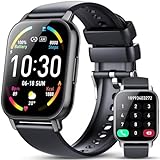 Hoxe Smart Watch (Answer/Make Calls), 1.85' Smartwatch for Men Women IP68 Waterproof, 112 Sport...