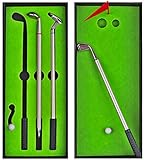 Golf Pen Gift Set Cool Office Gadgets Desk Accessories for Men Boss Dad Golfers Him Coworkers - Mini...