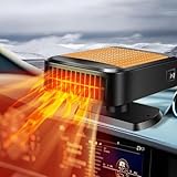 Car Heater 12V 200W Portable Heaters for Vehicle,2-in-1 Heating/Cooling Fan,Plug in Car Heater for...