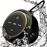 iFox Portable Bluetooth Shower Speaker, IPX7 Waterproof Outdoor Wireless Speaker, Built-in Mic,...