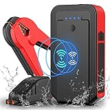 12V Jump Starters Battery Pack with Wireless Charger 3000A Lithium Battery Jump Starter Portable...